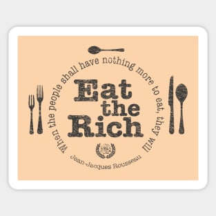 Eat the Rich (Full "Quote") Sticker